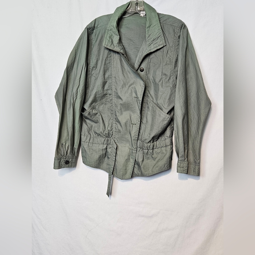 Olive Green Lightweight 80s Runner's Jacket